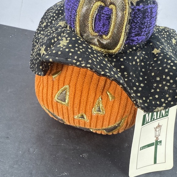 Halloweenies Plush Pumpkin Witch First & Main NOS with Tag Halloween CUTE - Picture 3 of 12